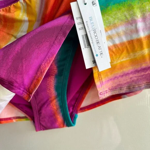 NWT $158 BLEU BY ROD BEATTIE WOMEN'S SWIMSUIT 2 pc tankini skirt set UNDERWIRE - Picture 4 of 7